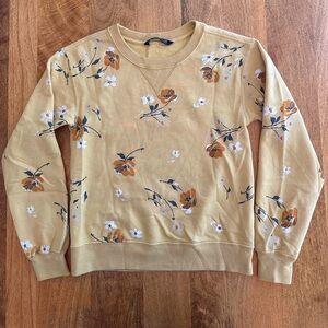 Abercrombie & Fitch Floral Print Crewneck Sweatshirt – Perfect Condition